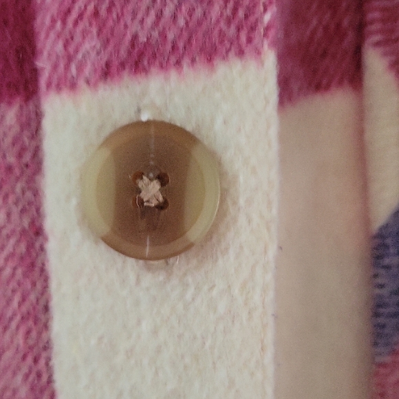 Plaid Button-Up Shacket - Picture 3 of 8